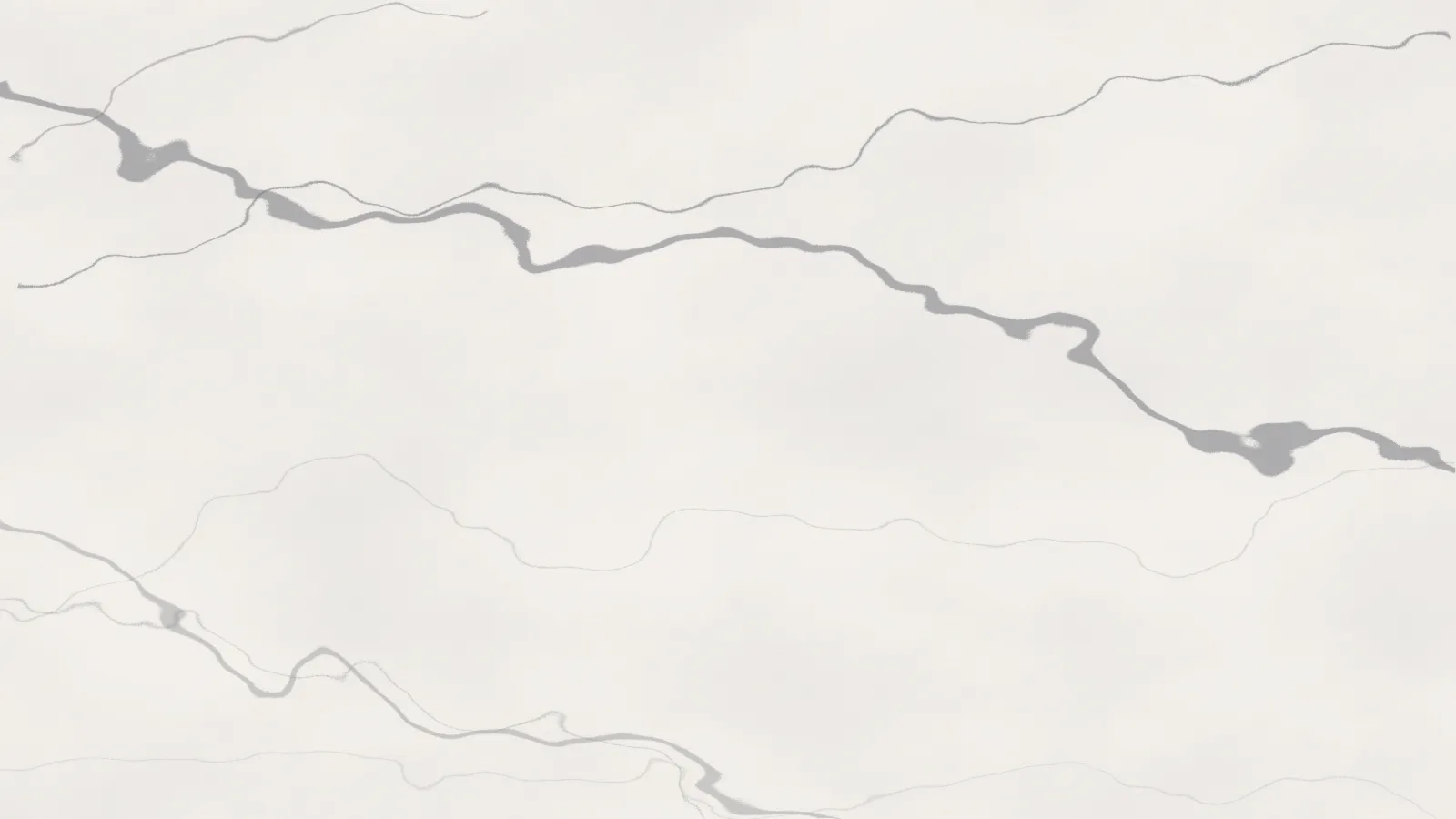 A pale, cold marble-look surface