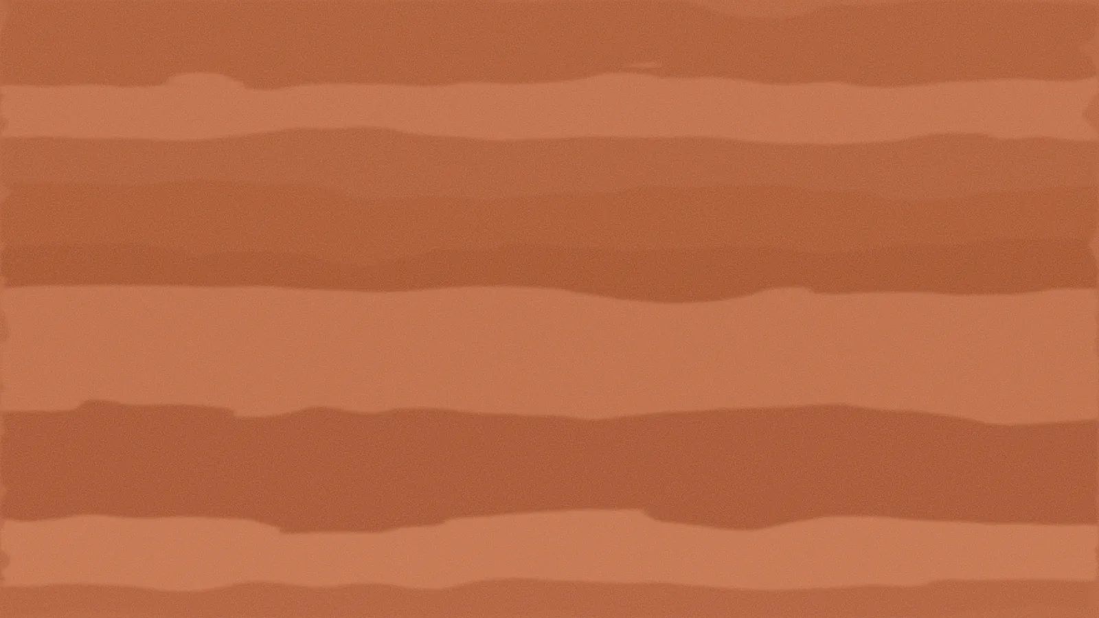 Layers of red-brown clay