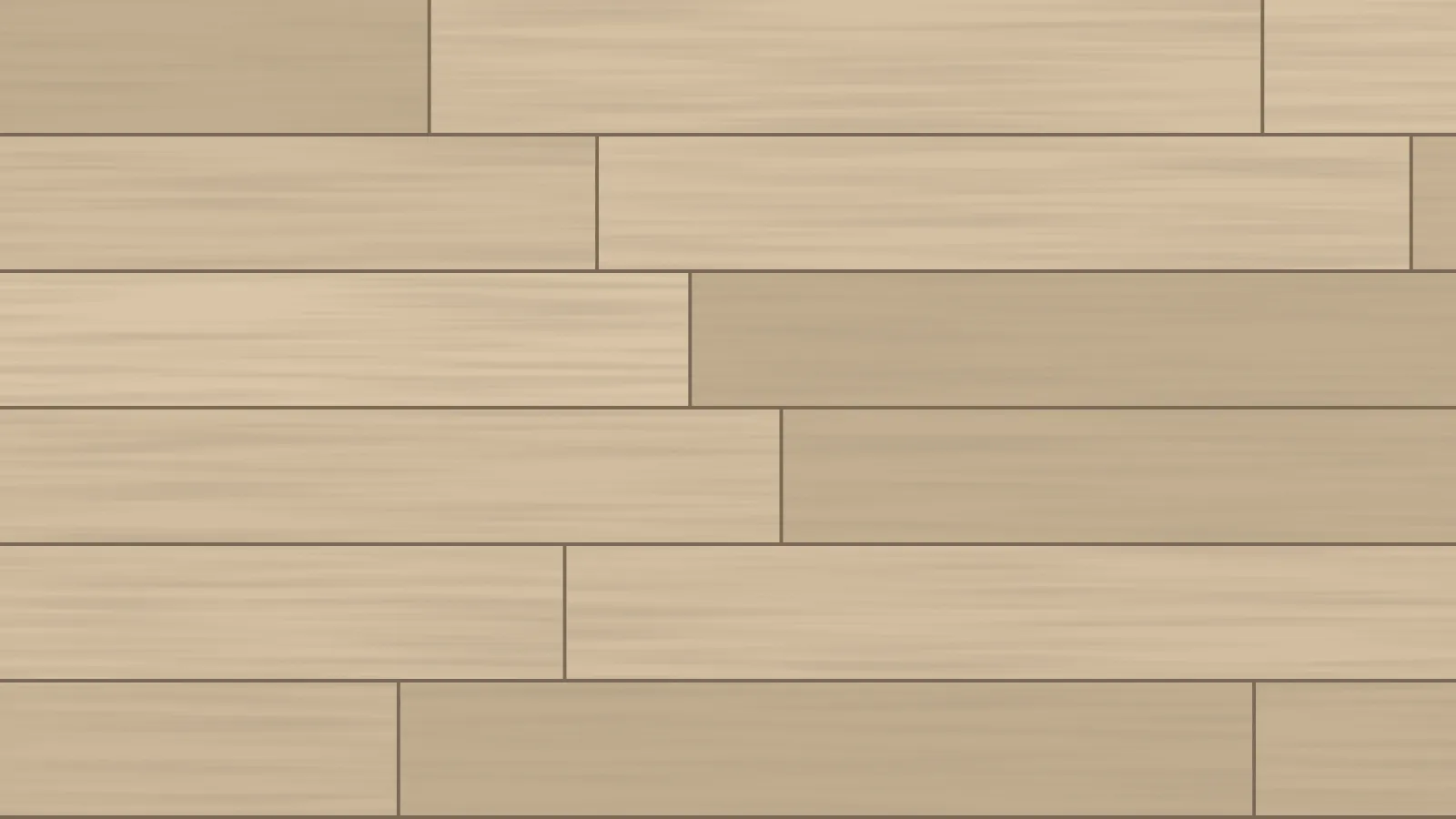 Pale ash wood-look planks laid with staggered joints